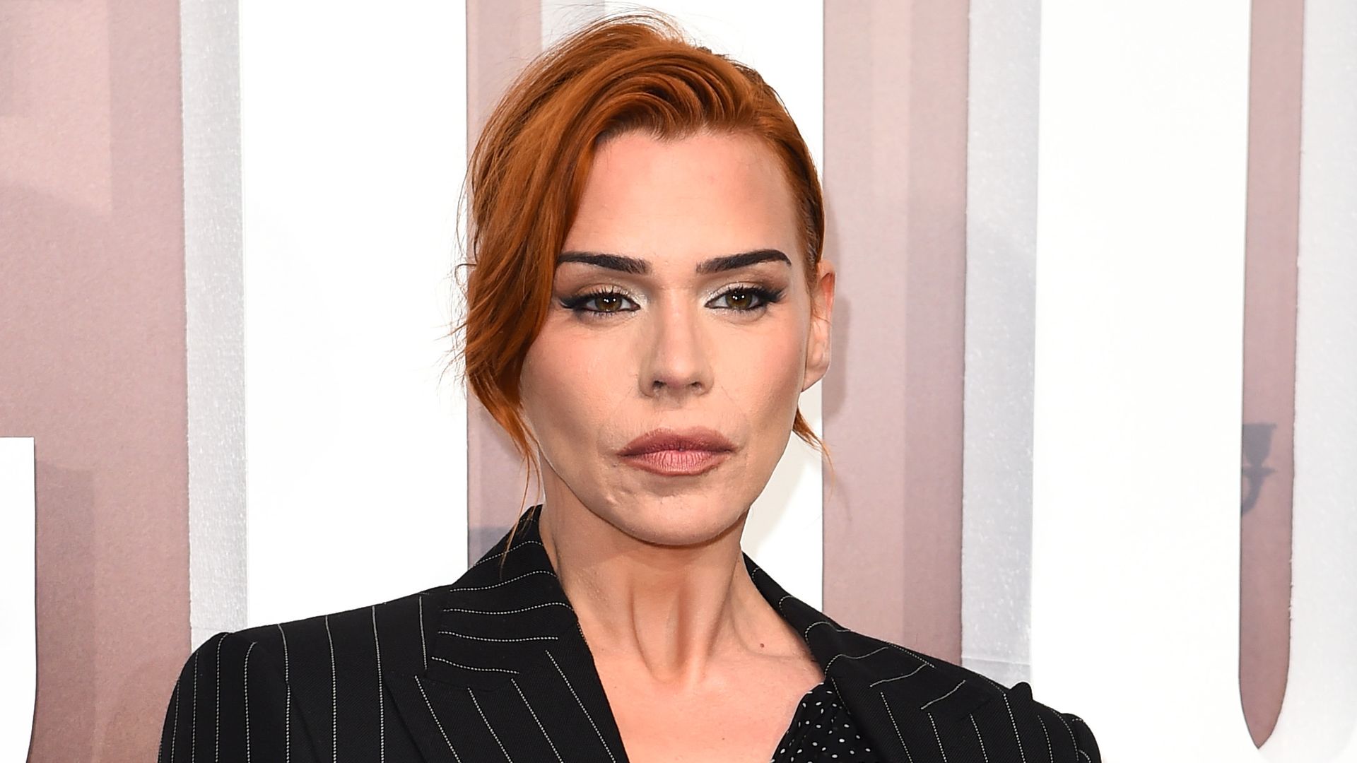 Billie Piper attends the world premiere of "Scoop" at The Curzon Mayfair on March 27, 2024 
