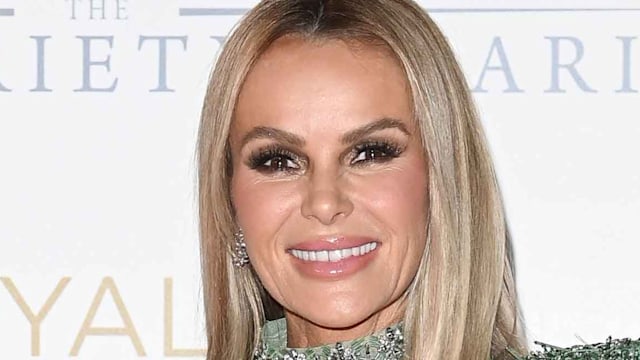 Amanda Holden at the Royal Variety Performance in green