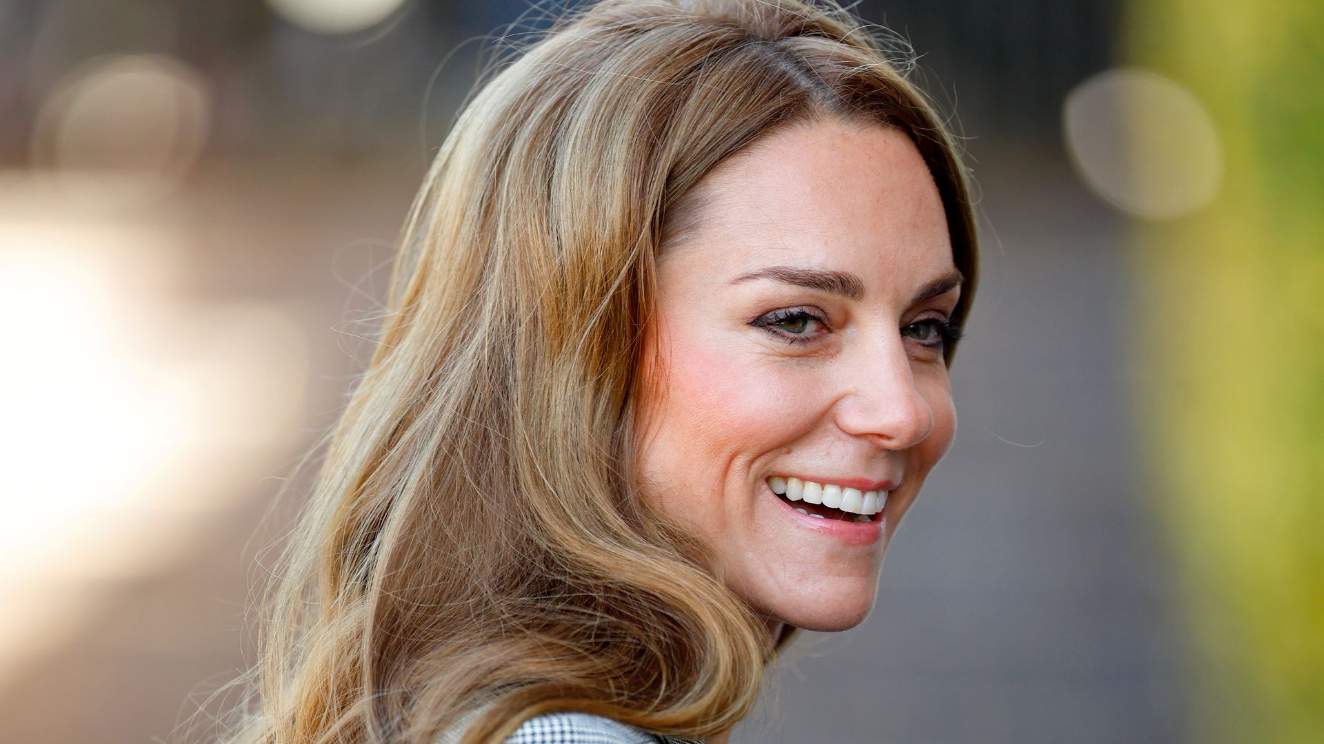 Kate Middleton, Princess of Wales arrives for a visit to Sudbury Silk Mills on September 11, 2025 in Sudbury, England. 