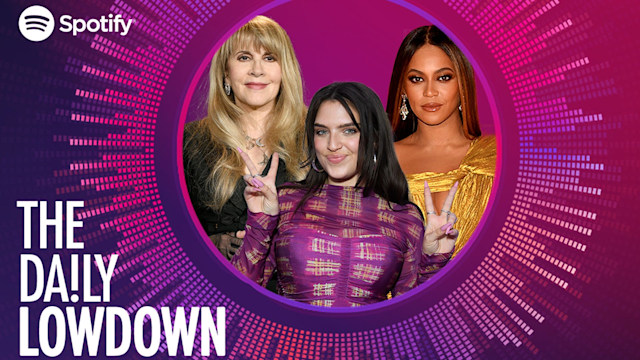 Stevie Knicks, Charli XCX and Beyonce in Daily Lowdown logo