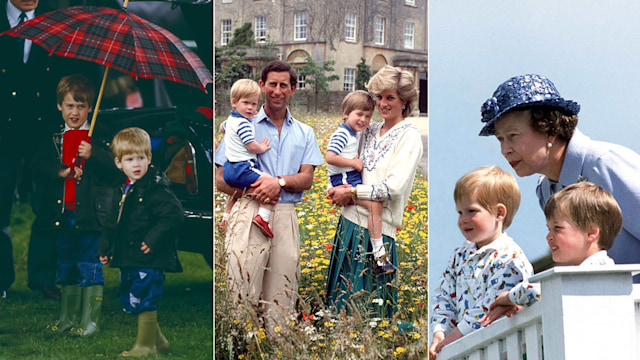 Prince Harry and Prince William twinning moments 