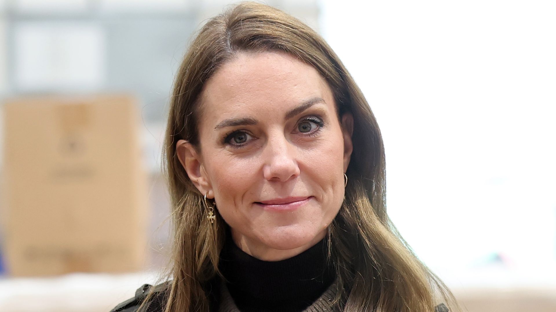 Catherine, Princess of Wales visits Long Meadow Cider on October 14, 2025 in Craigavon, Northern Ireland. Long Meadow has been owned by the McKeever family for three generations and has been cultivating premium-quality apples since 1968. The Prince and Princess of Wales are visiting organisations providing creative and entrepreneurial opportunities for young people in rural areas of Northern Ireland. (Photo by Chris Jackson/Getty Images)