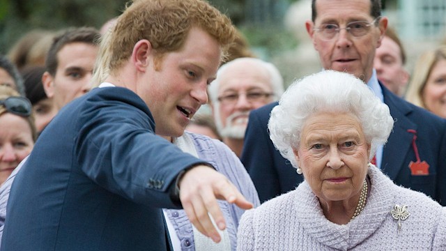prince harry look after the queen