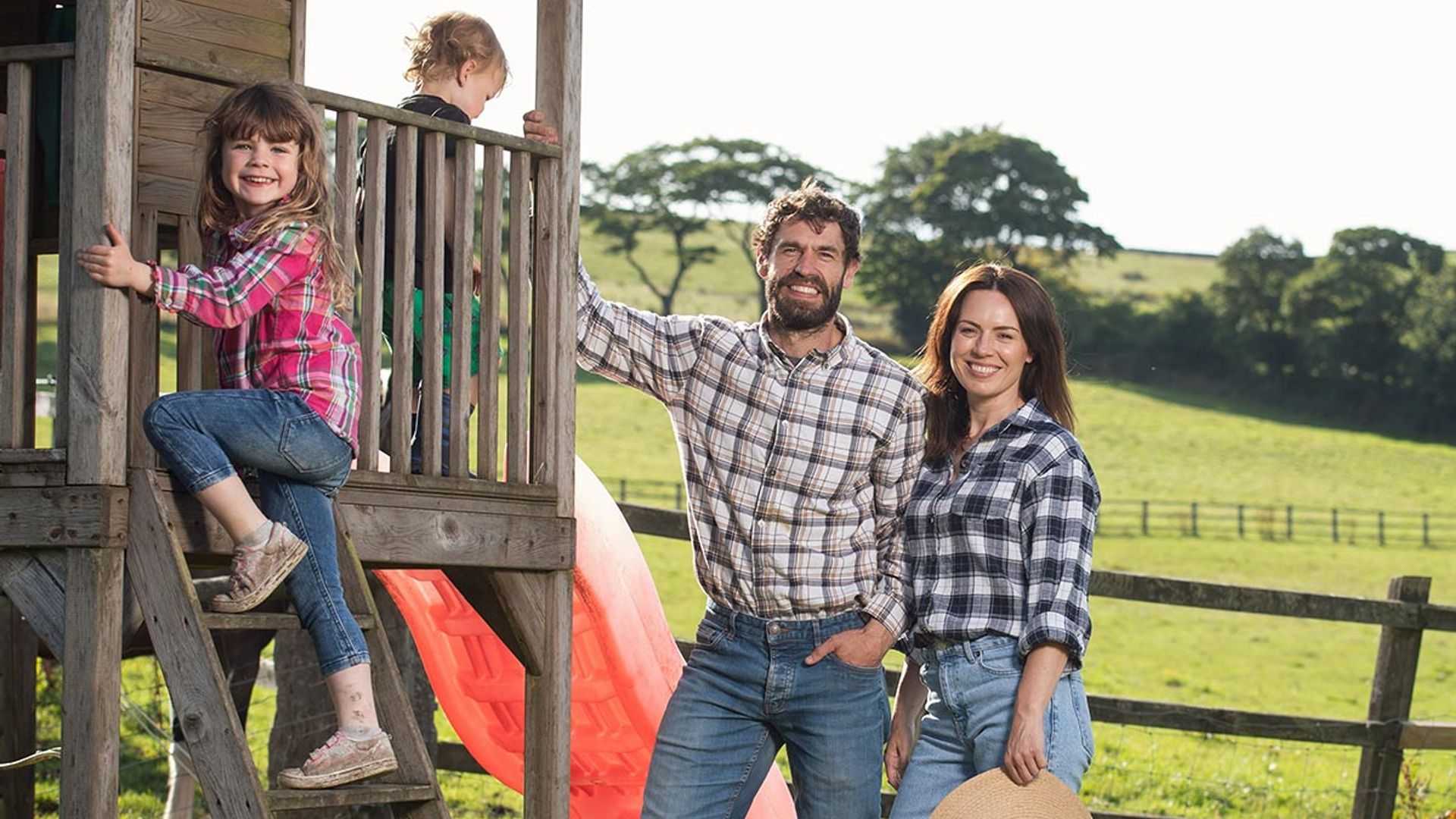 Kelvin's Big Farming Adventure Kelvin Fletcher and his wife Liz's