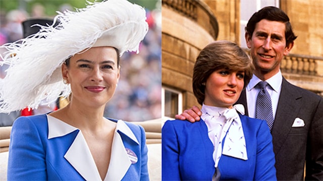 Sophie Winkleman same dress as Princess Diana at Ascot 2024