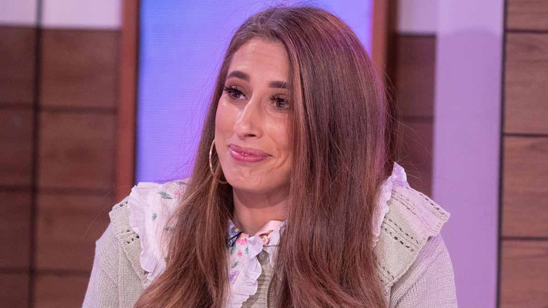 stacey solomon emotional