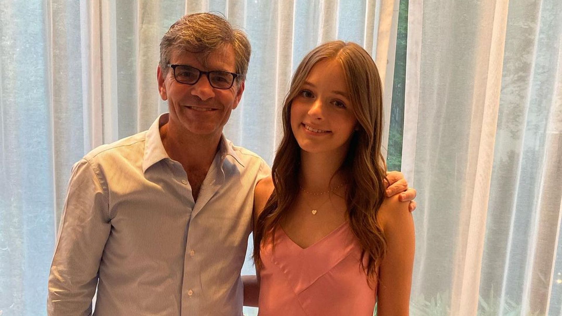 George Stephanopoulos and daughter Harper 