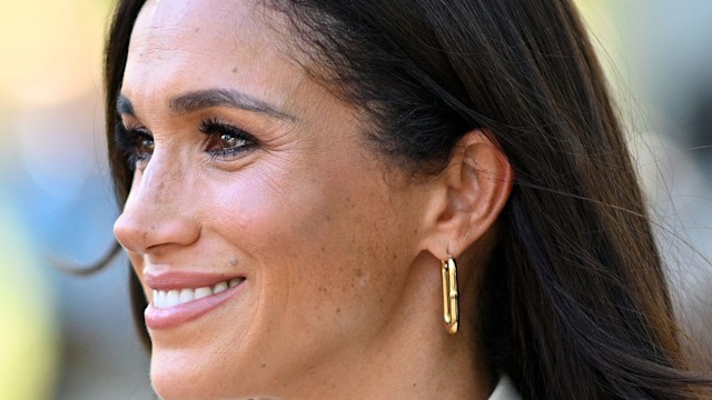 Meghan Markle, Duchess of Sussex smiles during day six of the Invictus Games DÃ¼sseldorf 2023 on September 15, 2023 in Duesseldorf, Germany. 