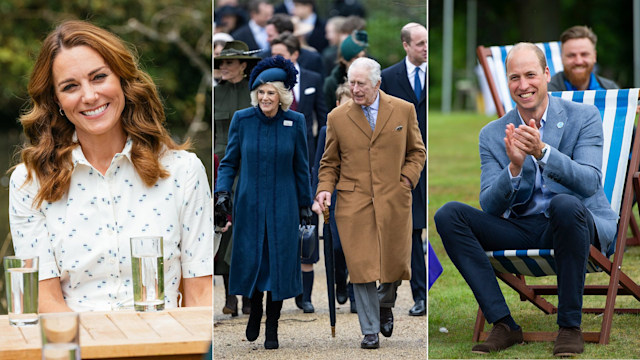 Royal family in Norfolk