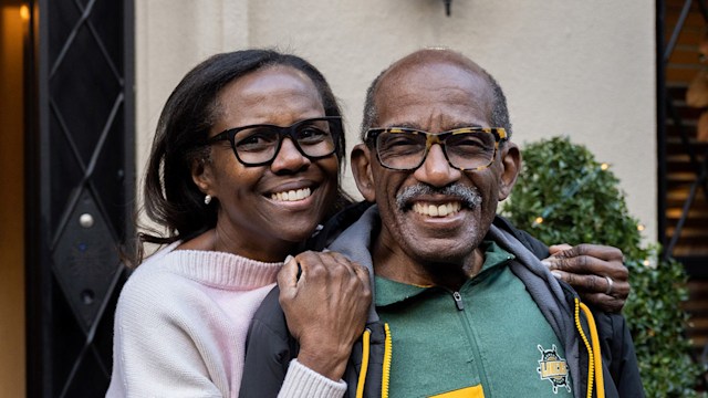 al roker and wife deborah roberts