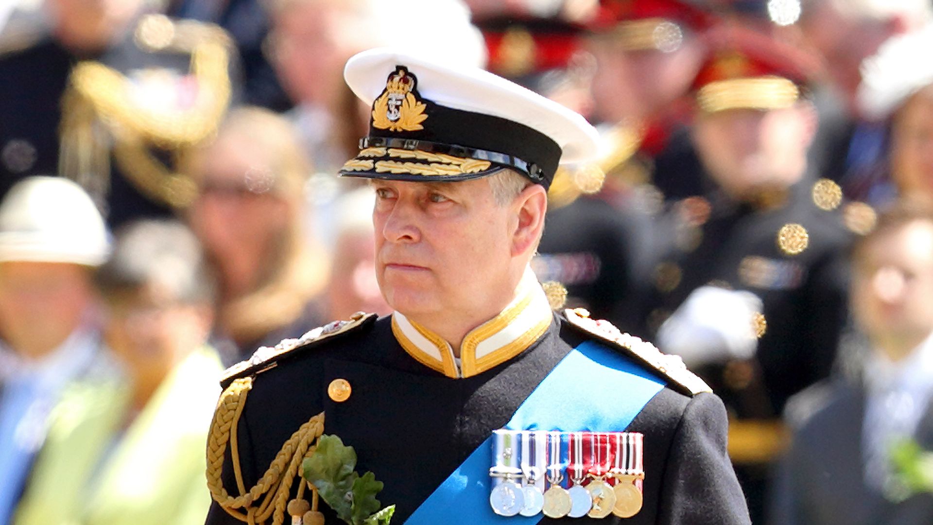 Prince Andrew in uniform
