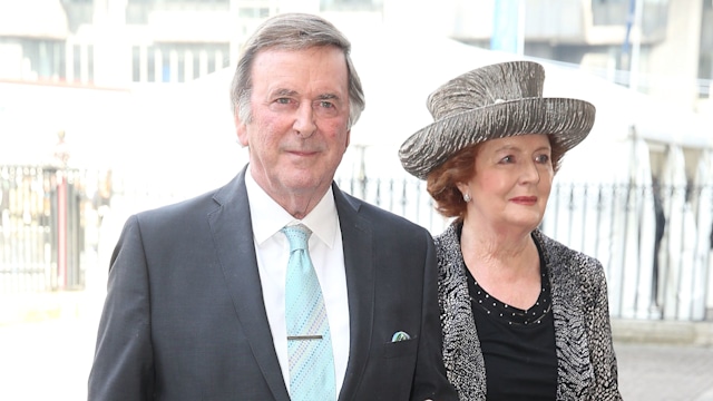 A photo of Terry Wogan and his wife Lady Helen