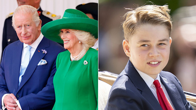 King, Queen and Prince George