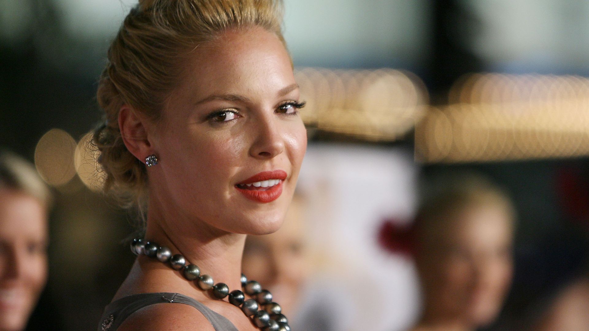 Katherine Heigl at the 27 Dresses Premiere in Los Angeles in 2008