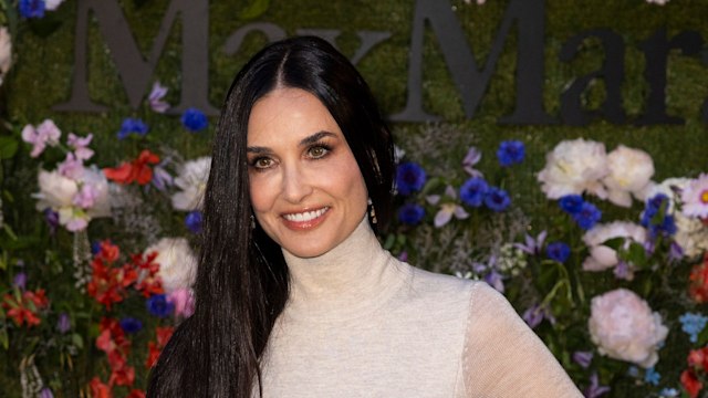 Demi Moore attends the Max Mara Resort 2024 Collection Fashion Show on June 11, 2023 in Stockholm, Sweden