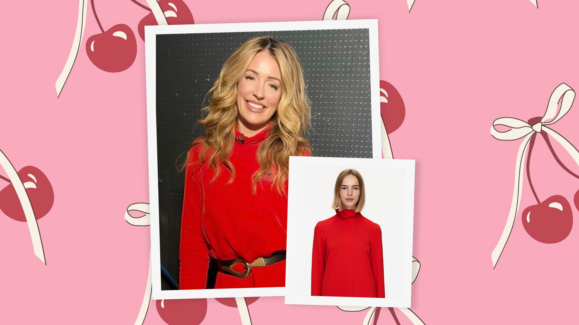 Cat Deeley takes fashion inspiration from Princess Kate with a red knit dress – and I’m joining them