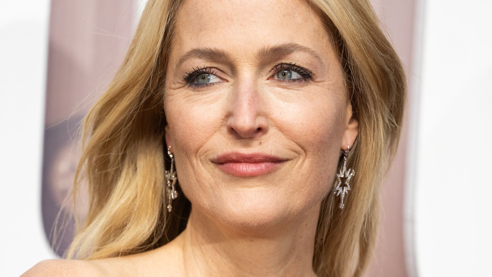 Gillian Anderson attends the world premiere of Scoop in 2024