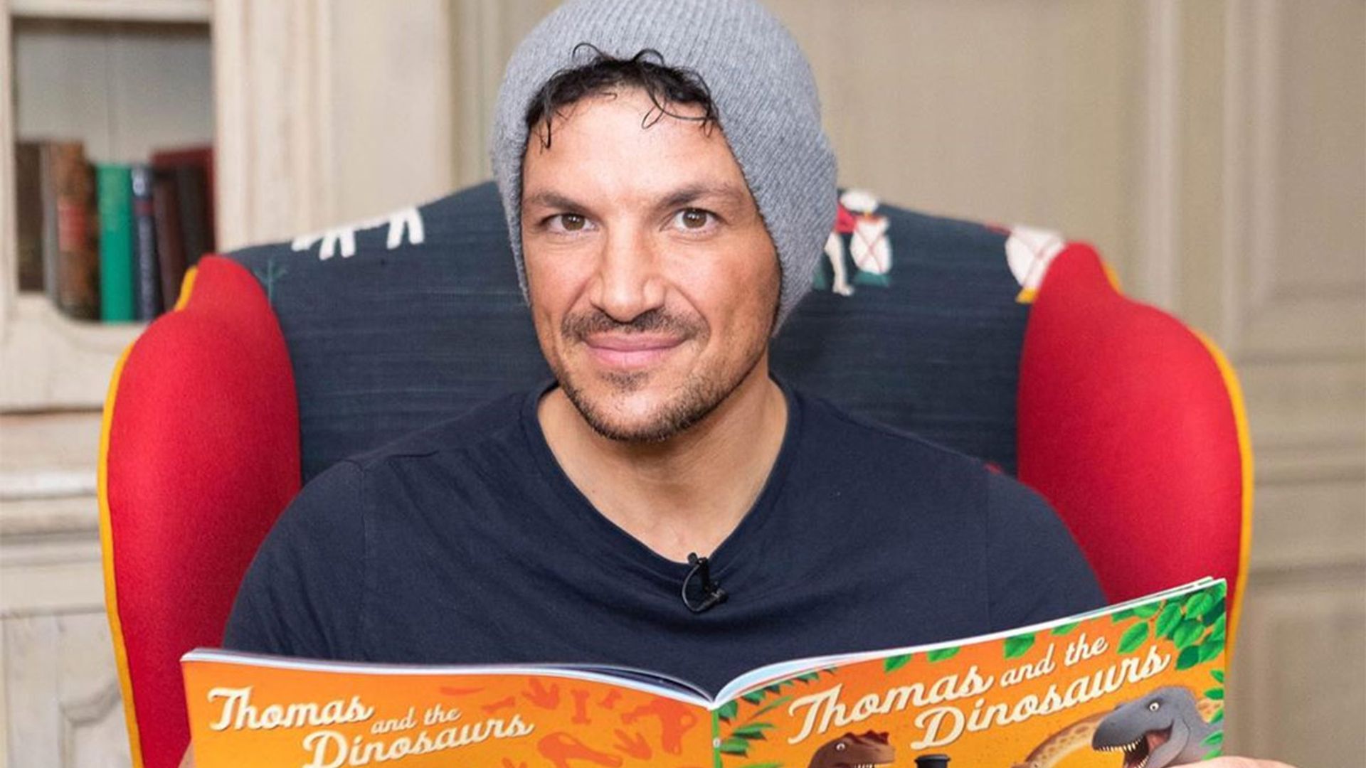 peter andre reading book