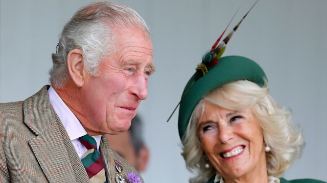 charles and camilla at braemar highland gathering