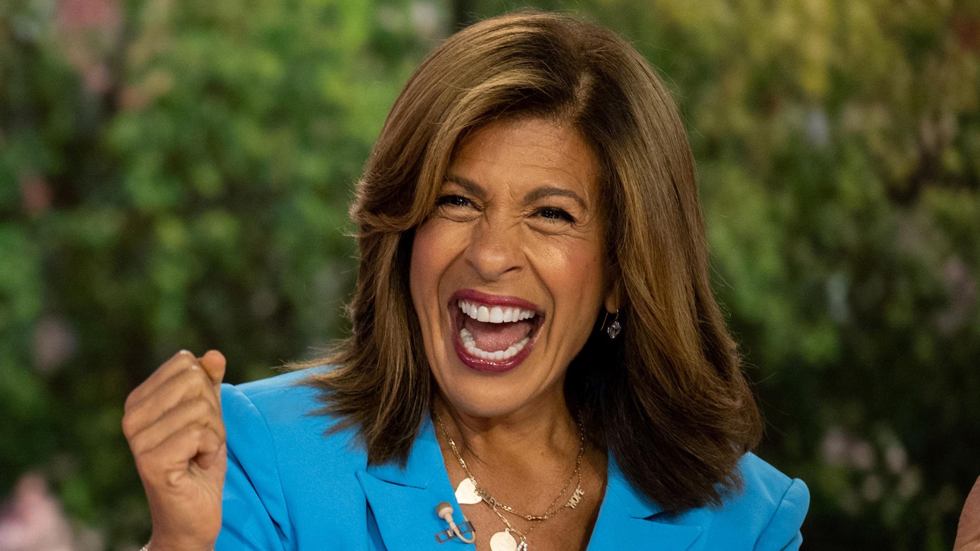 Hoda Kotb in blue outfit