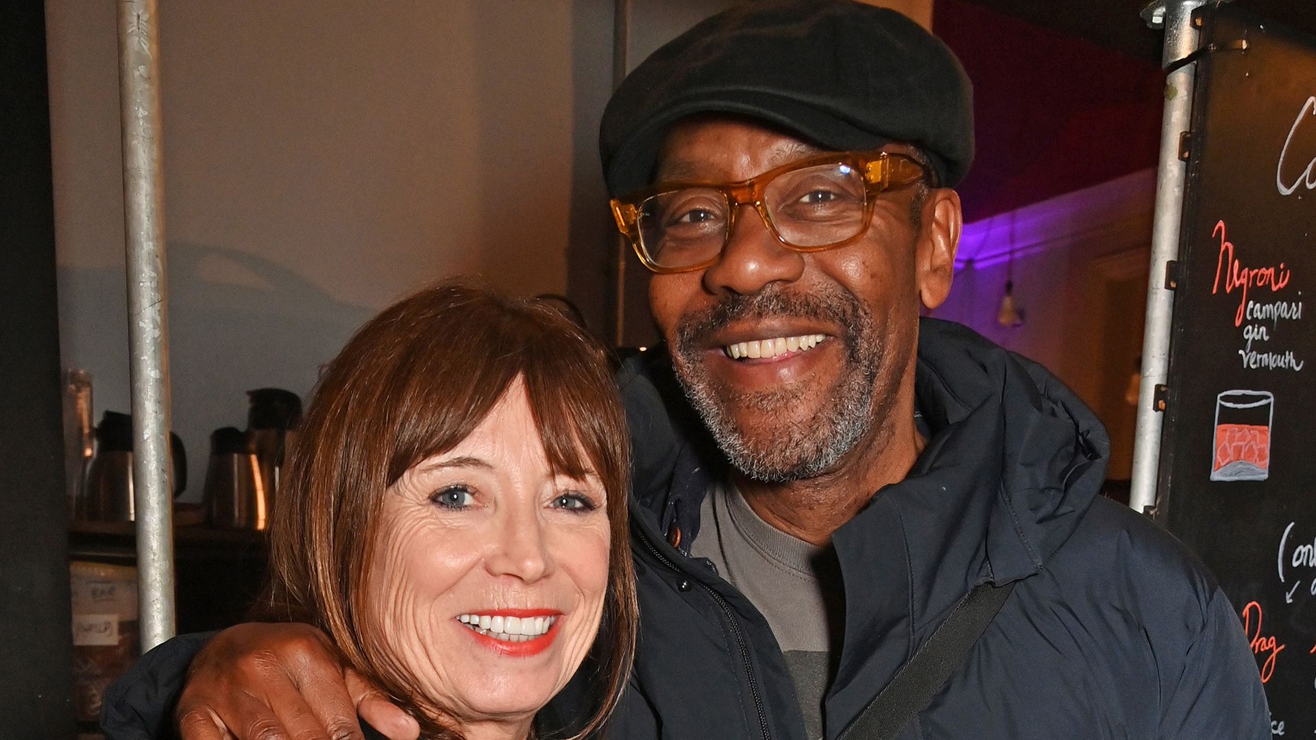 Lenny Henry makes surprise appearance with rarely-seen partner Lisa Makin