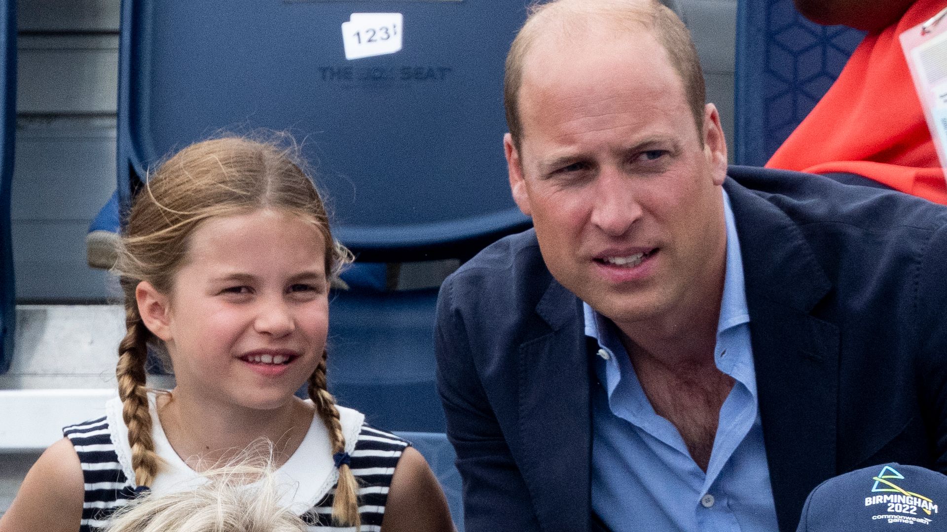 William and Charlotte at Commonwealth Games