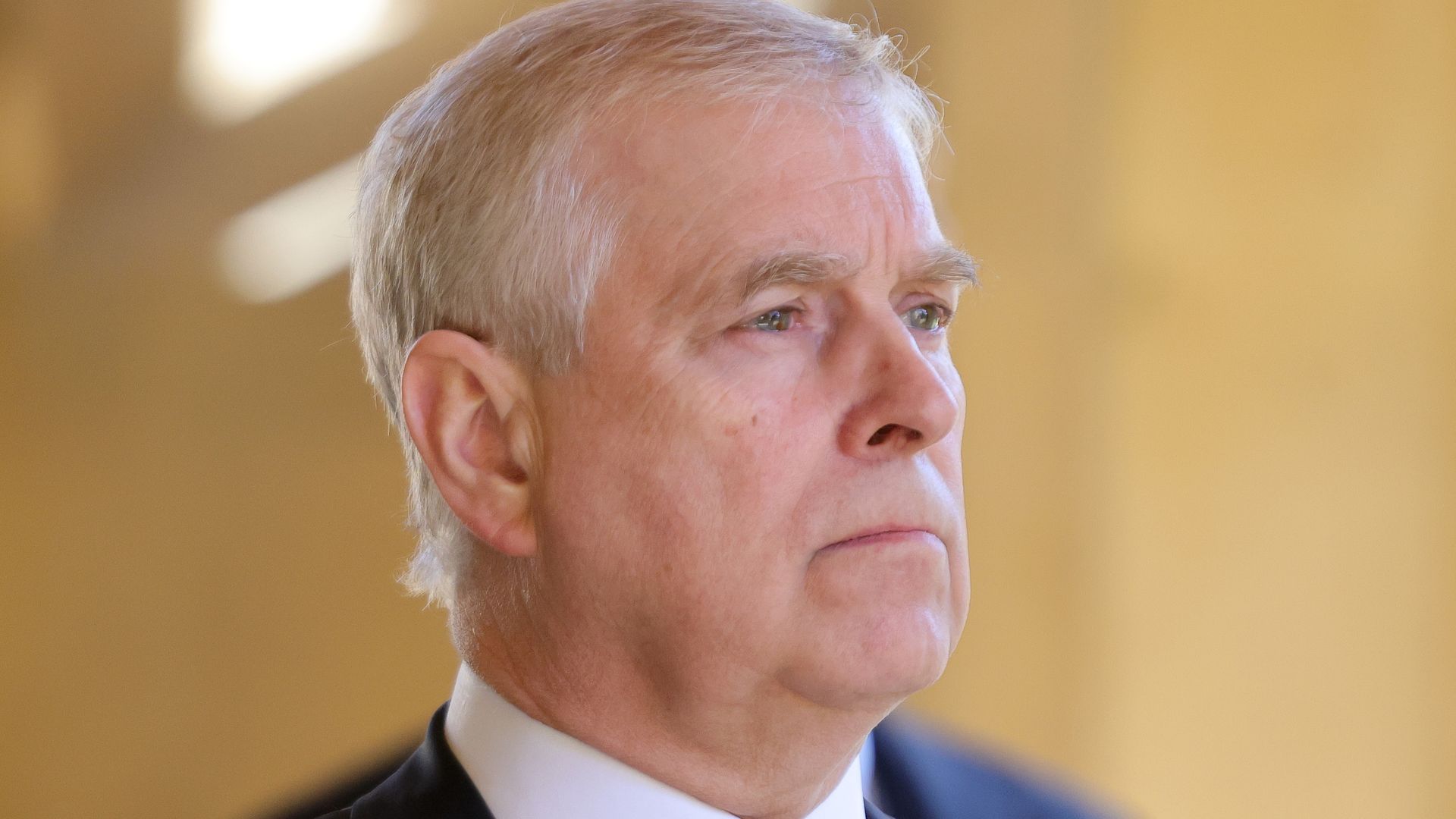Prince Andrew in suit