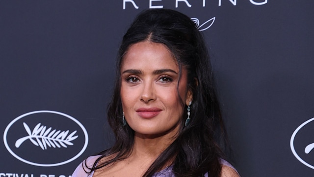 Salma Hayek attends the 2024 Kering Women In Motion Awards and Cannes Film Festival Presidential Dinner at the 77th annual Cannes Film Festival at the Place de la Castre on May 19, 2024 