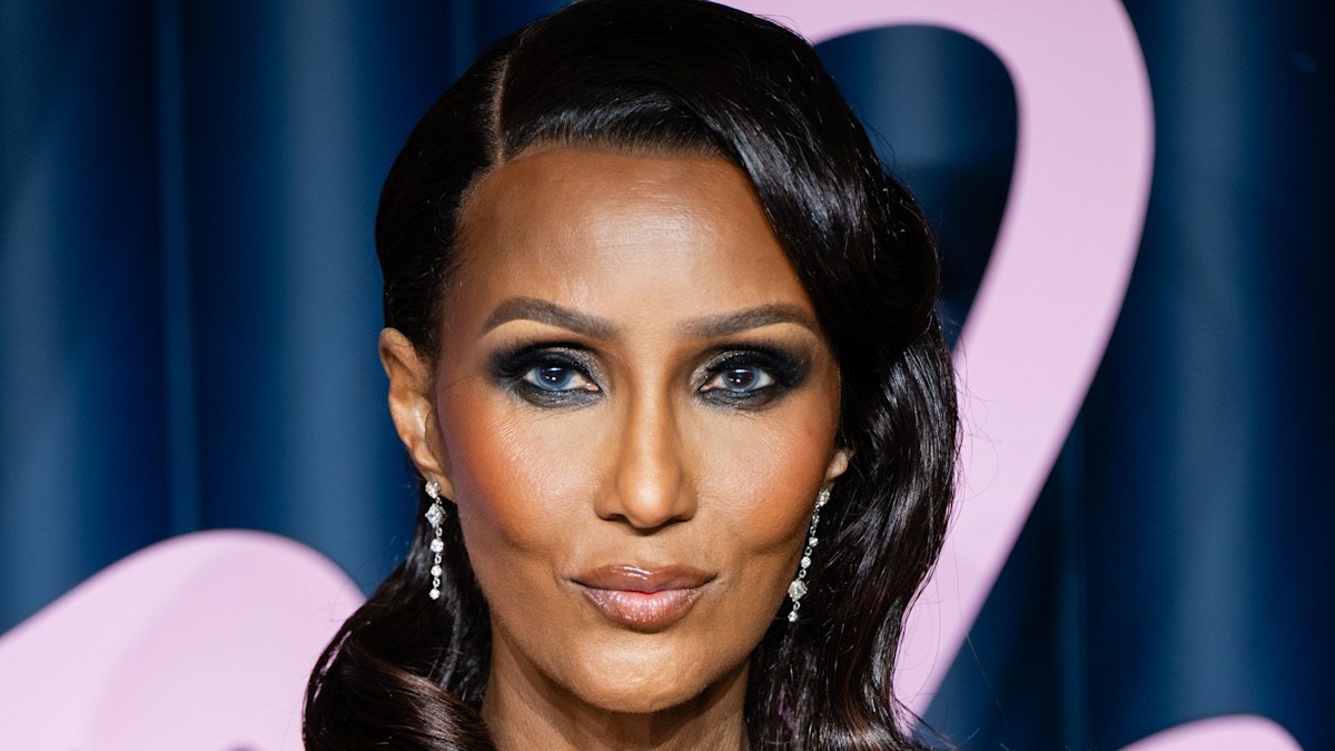 Iman, 70, pulls off 'tricky' corset dress