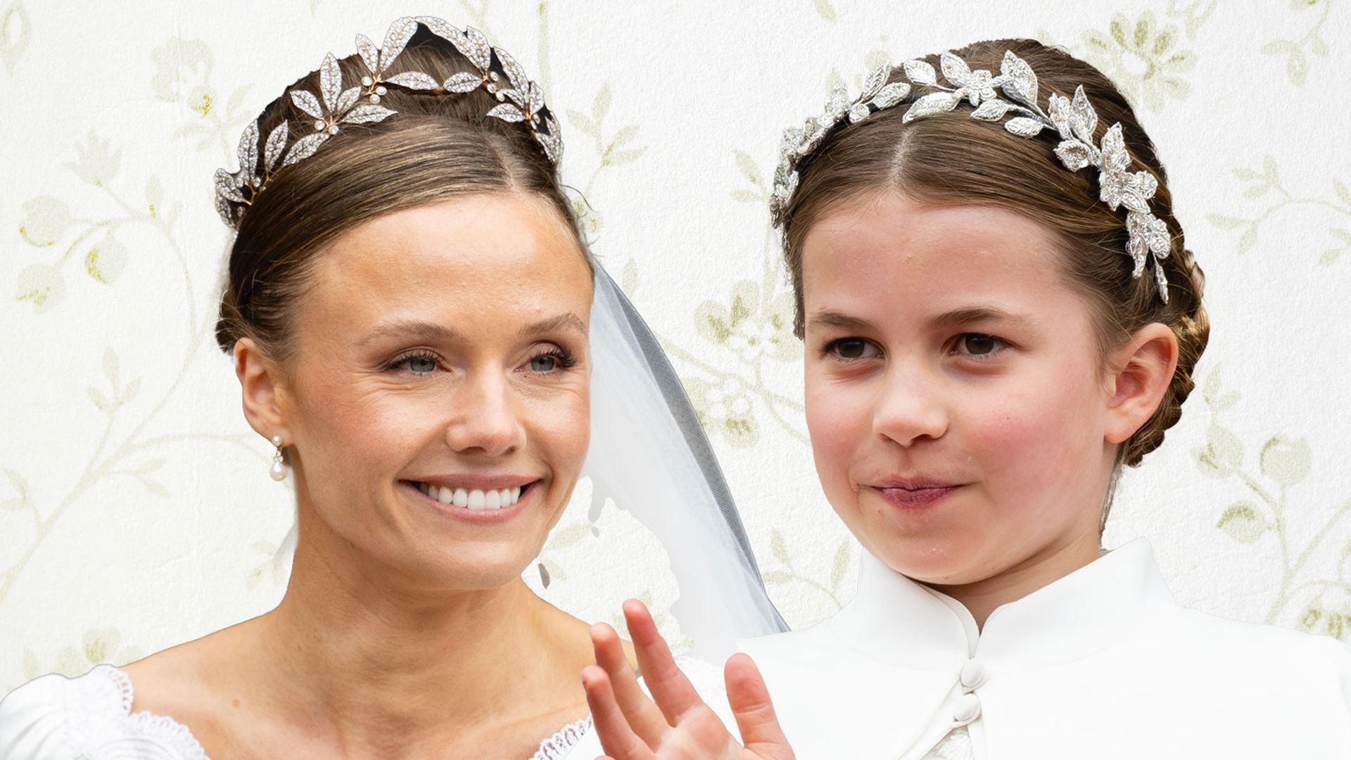 Olivia Henson's breathtaking bridal tiara was identical to Princess Charlotte's