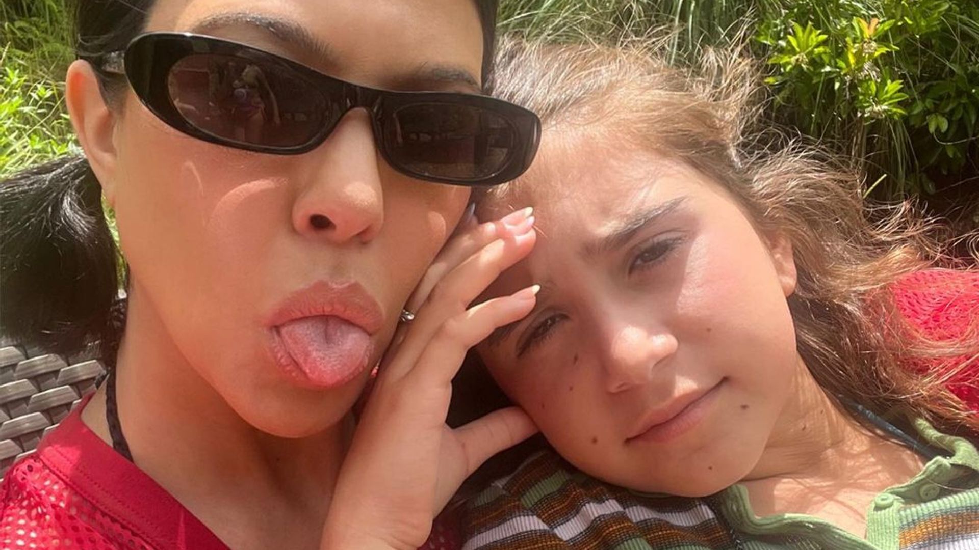 Kourtney Kardashian with daughter Penelope 
