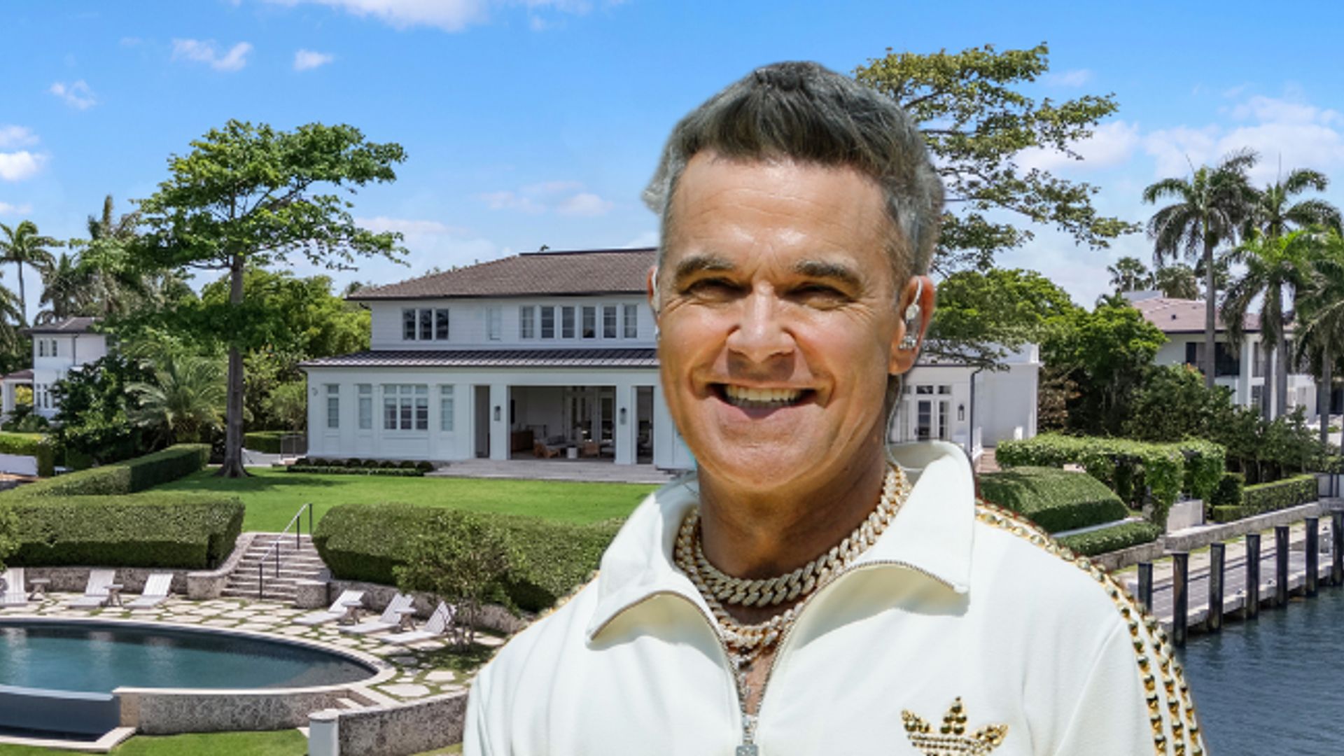 Robbie Williams' record-breaking $40m Florida mansion near David Beckham
