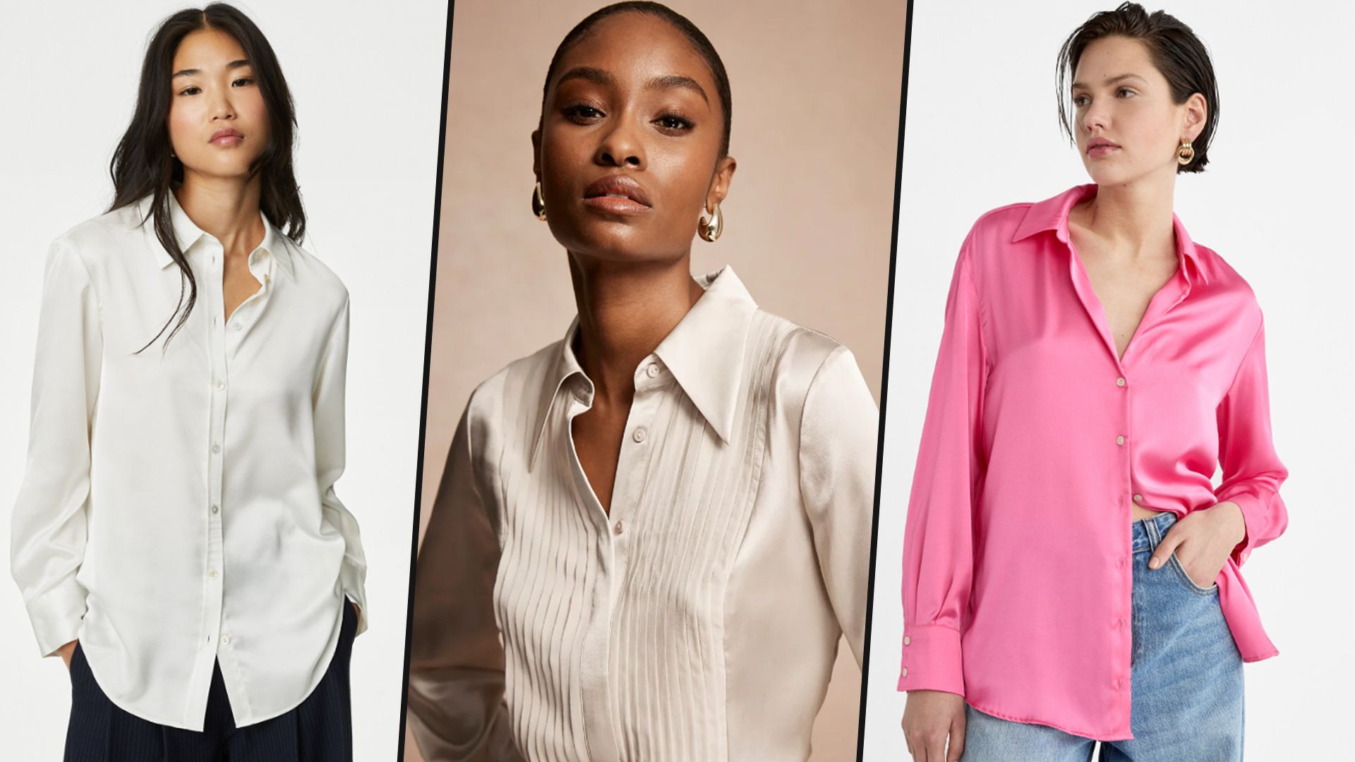 7 satin shirts for women to style with everything this spring