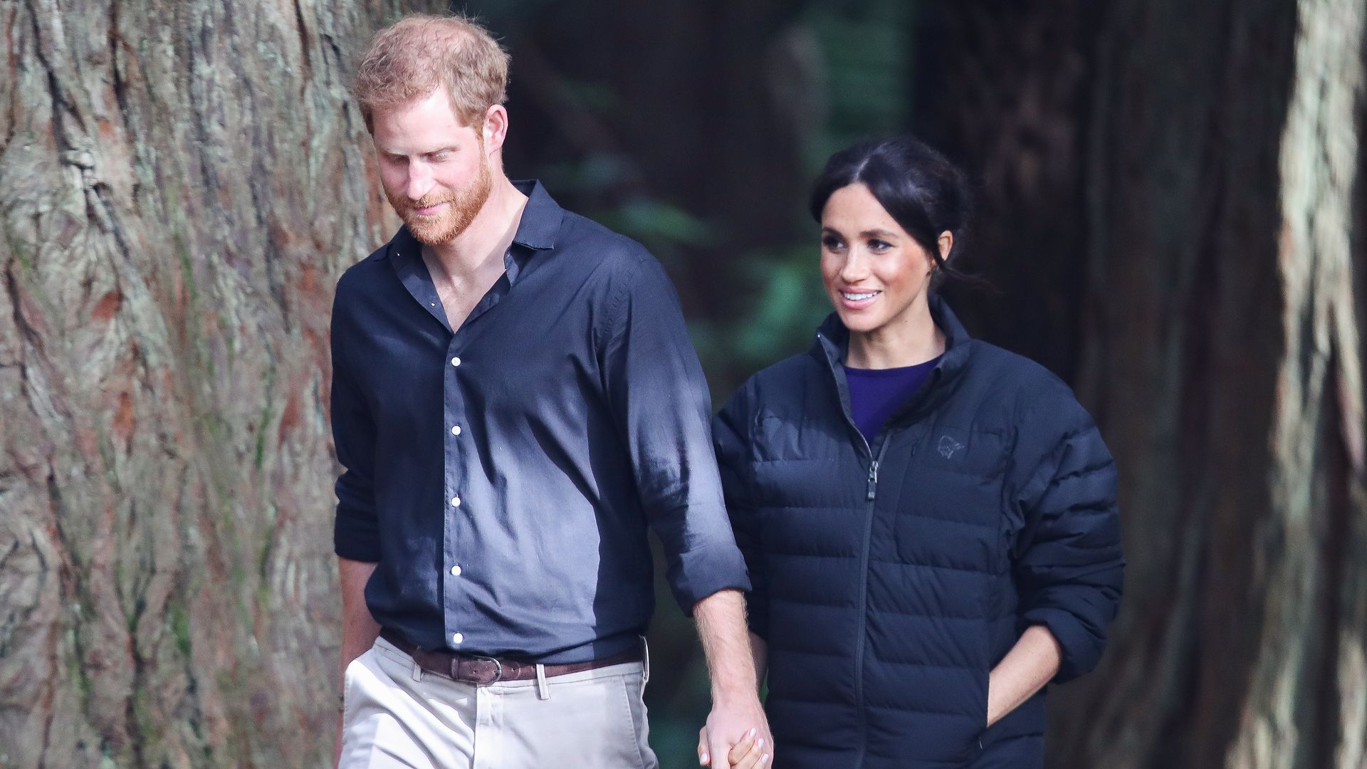 Meghan Markle and Prince Harry hiking in New Zealand
