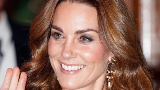 Kate Middleton attends the Royal Variety Performance at the Palladium Theatre on November 18, 2019 in London, England. 