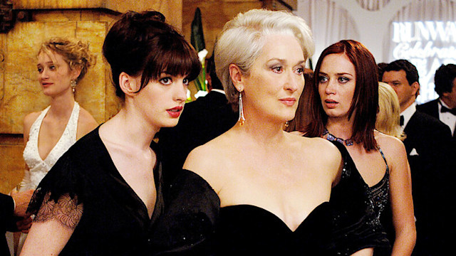 Anne Hathaway, Meryl Streep  and Emily Blunt in The Devil Wears Prada