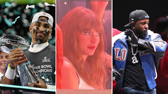 Jalen Hurts wins Super Bowl LIX; Taylor Swift at Super Bowl LIX; Kendrick Lamar performs at the Super Bowl LIX halftime show