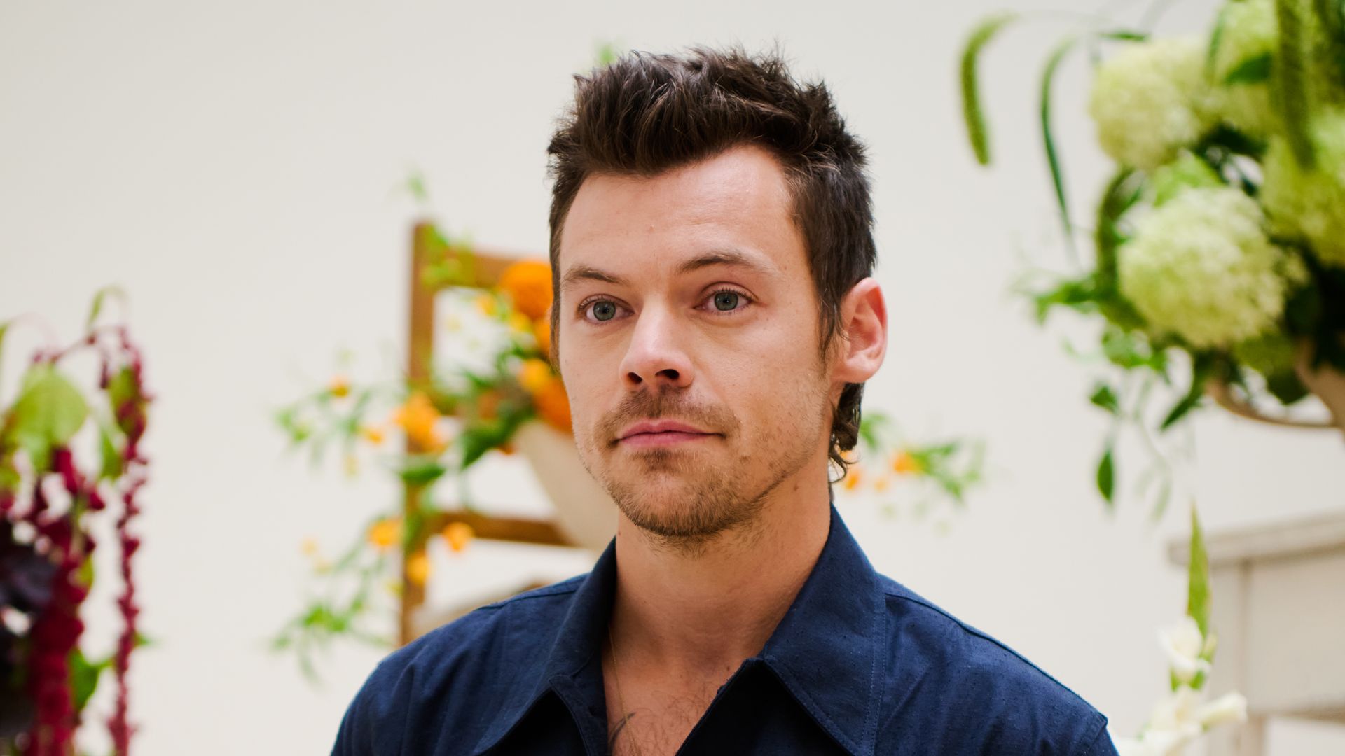 Harry Styles at S.S. Daley RTW Spring 2025 as part of London Ready to Wear Fashion Week on September 13, 2024 in London, England