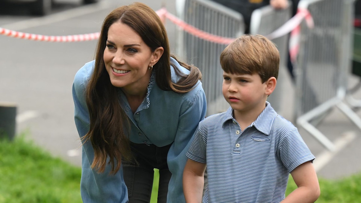 Prince Louis' adoring glance at mum Kate that no one noticed