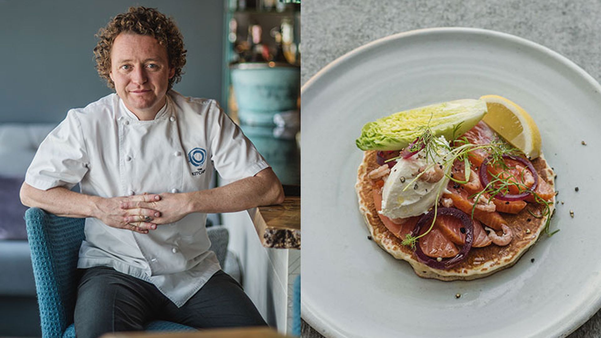 Tom Kitchin's recipe for pancakes with smoked salmon and his secret for