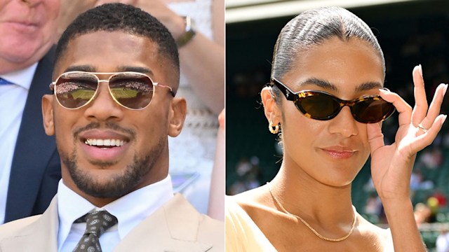 Anthony Joshua and Olivia Dean