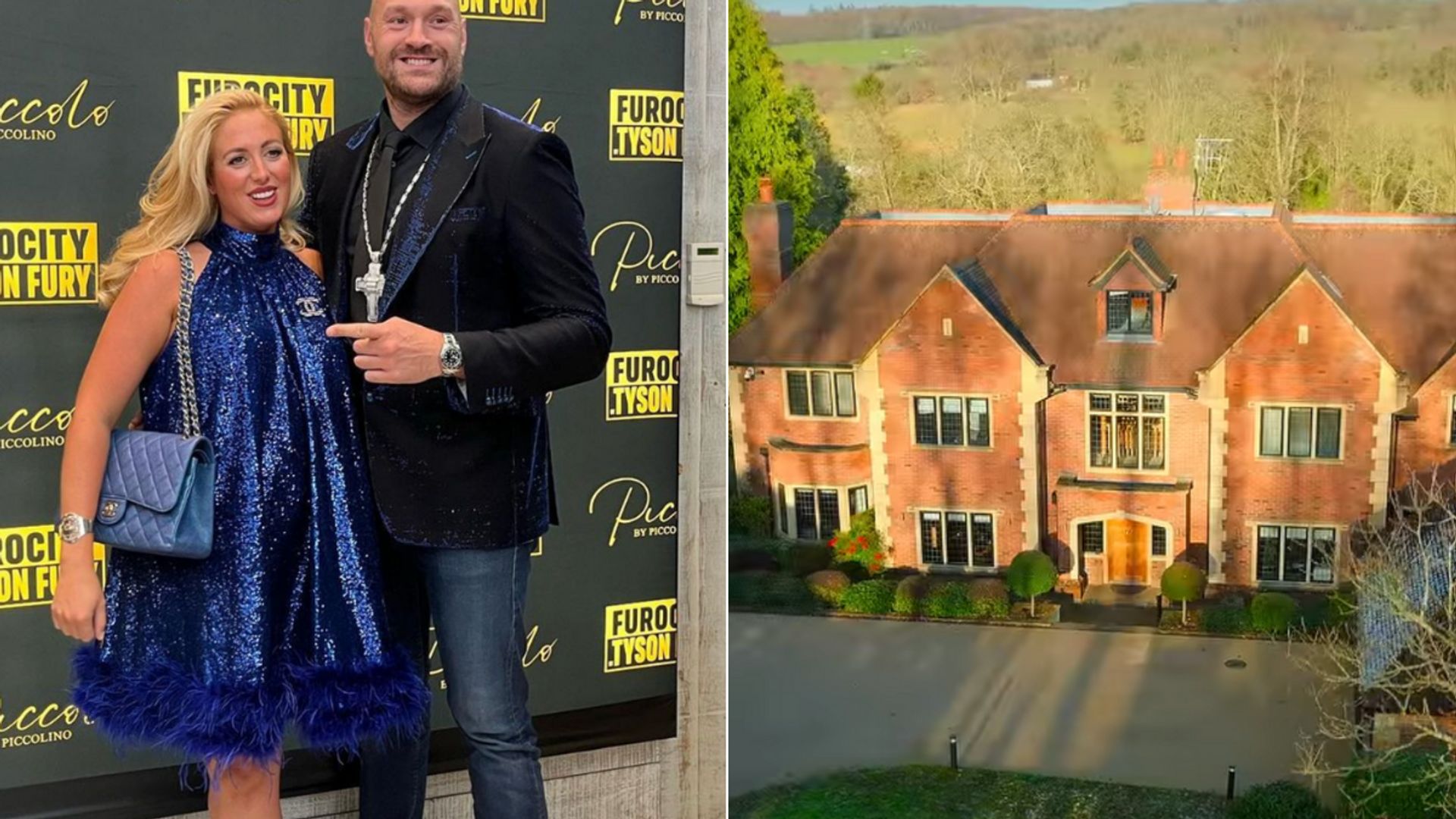 Tyson and Paris Fury's £1.7m lavish mansion where they will welcome ...