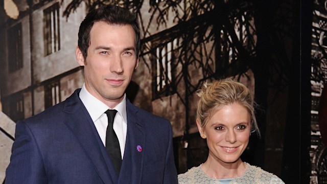 David Caves and Emilia Fox at Crime Thriller Awards, Grosvenor Hotel, London, Britain - 24 Oct 2013