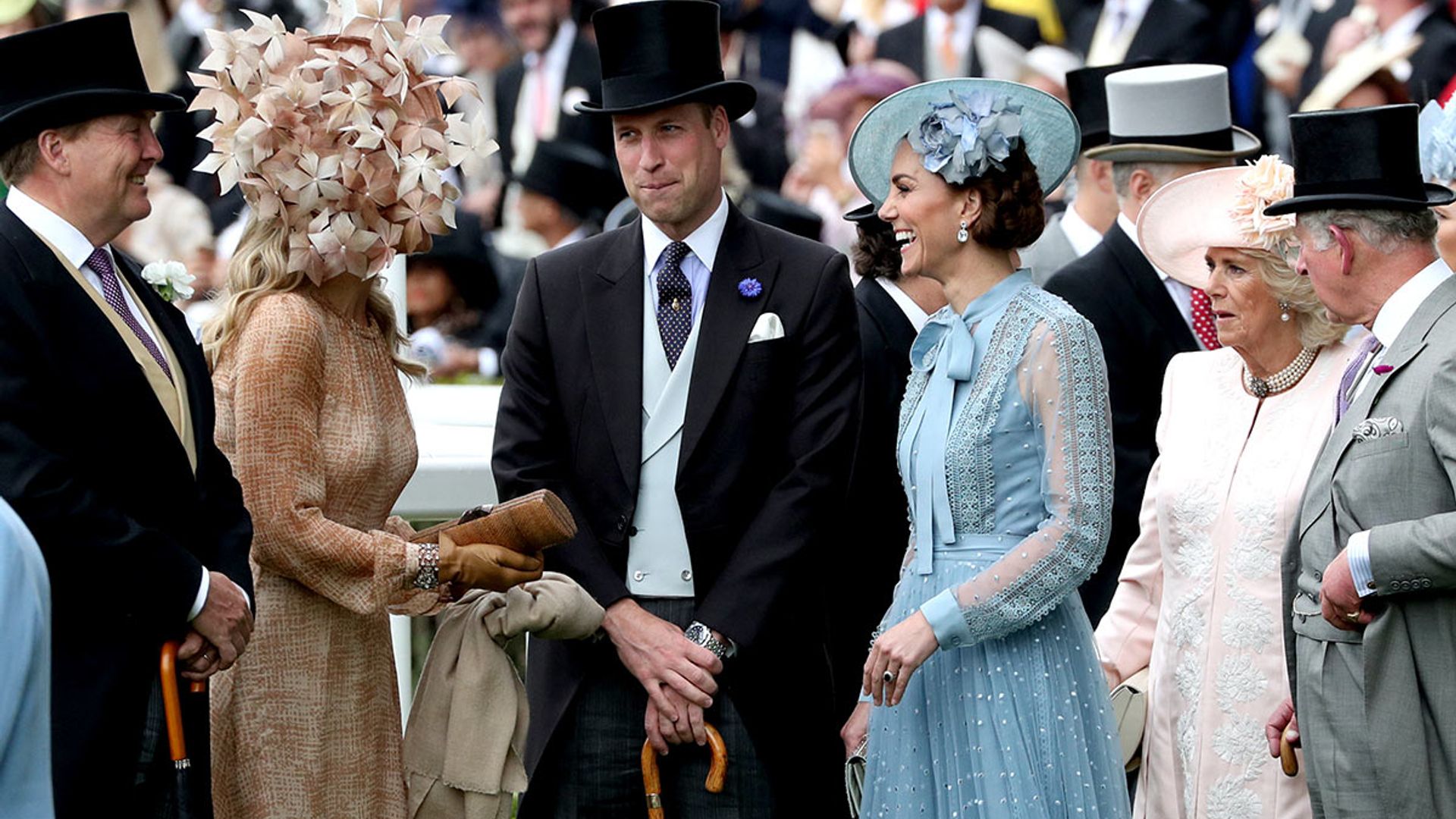 prince william and kate middleton at ascot