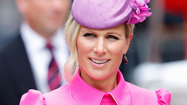 Zara Tindall's makeup looked flawless at a National Service of Thanksgiving to celebrate the Platinum Jubilee of Queen Elizabeth II 