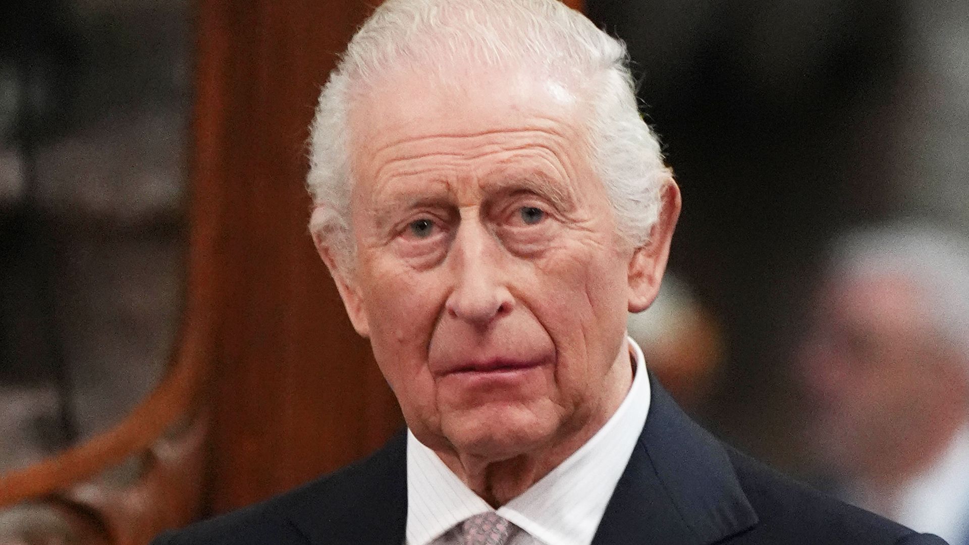 King Charles sad face