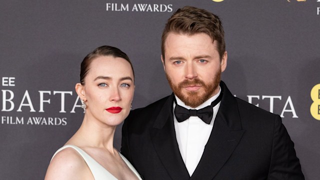 Saoirse Ronan and Jack Lowden at 2025 EE BAFTA Film Awards