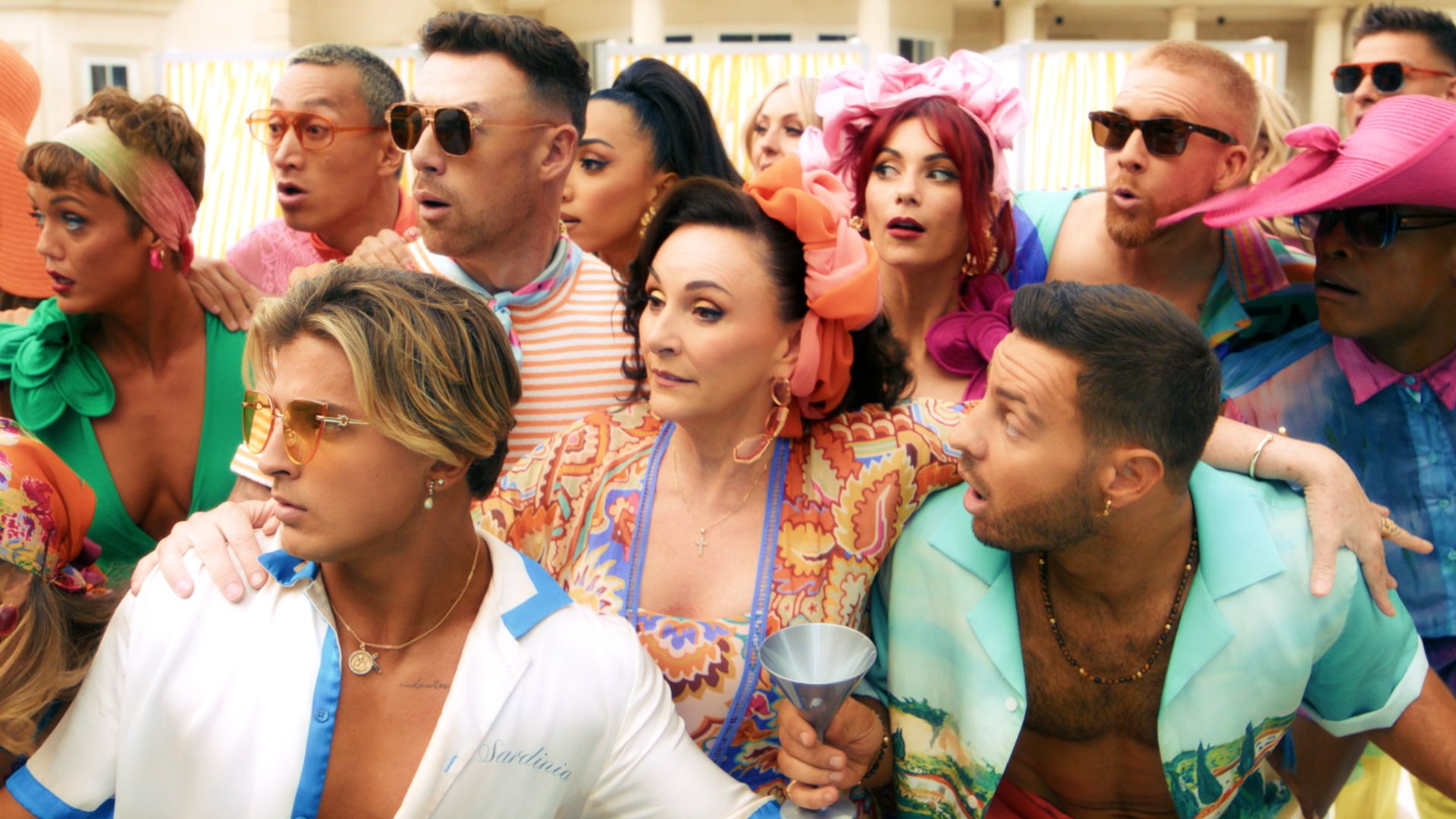 strictly pros in holiday costumes 