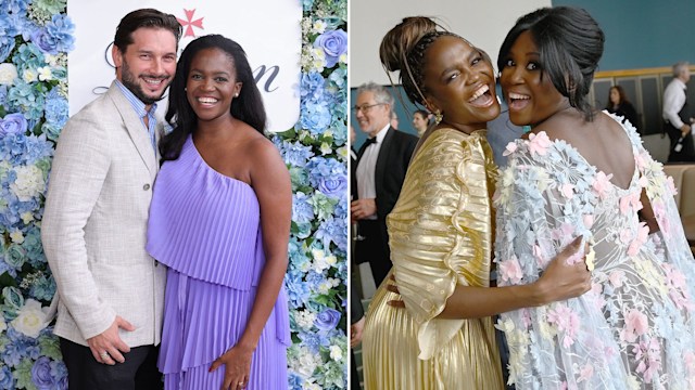 Oti Mabuse with husband Marius and sister Motsi 