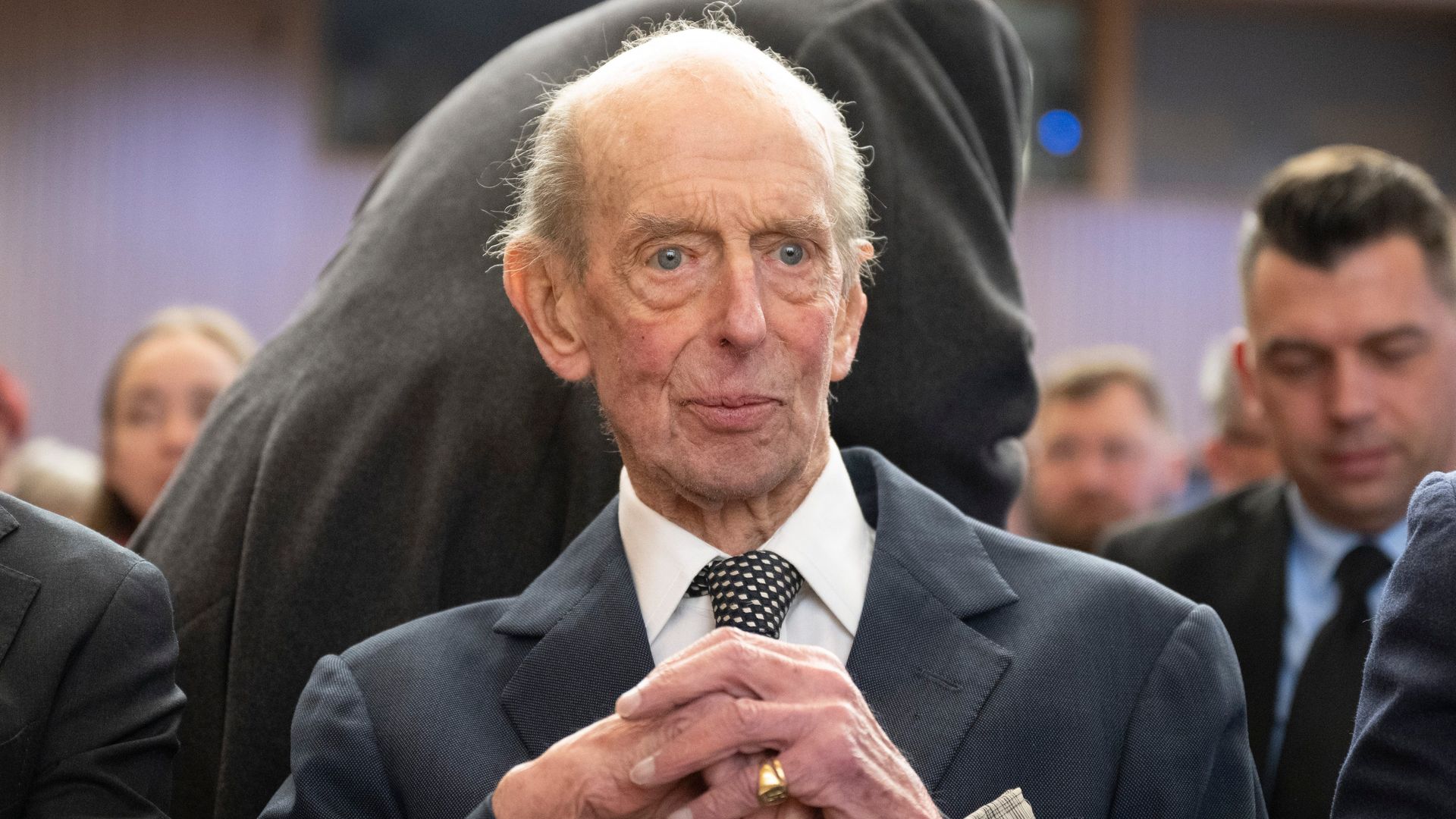 Duke of Kent, 89, makes rare overseas visit – see photos